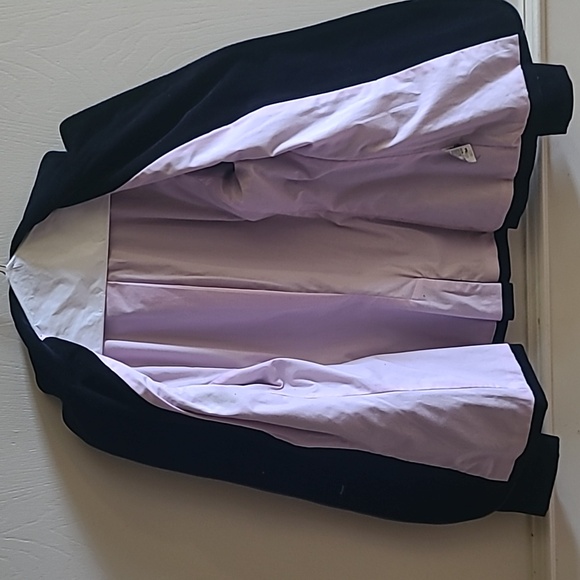 Vintage Lacoste Devanlay Women's Velvet Blazer, Dark Navy, Sz 42 / US 10 - Picture 5 of 8